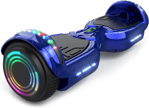 Vista 10 de Hoverstar Hoverboard para niños de 7 a 12 años, luces Bluetooth y LED, 2026 Azul