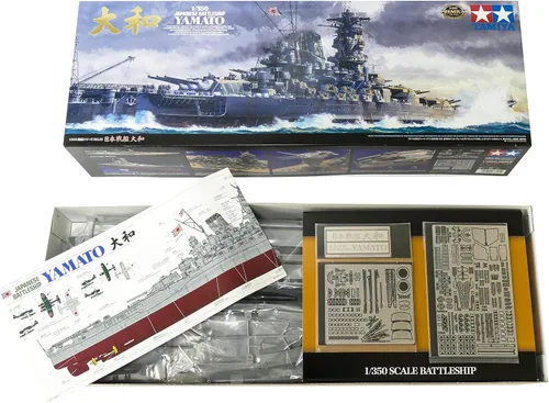 Vista 6 de Tamiya, buque de guerra japonés Yamato, modelo para armar