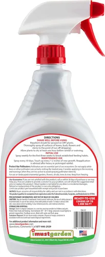 Vista 2 de Debo Jardín Repelente de ciervo – Spice Scent – 32 onzas listo para usar Spray
