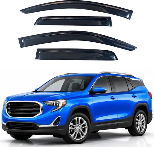 Vista 217 de Visera de ventana IG para Ford Focus Sedán y Hatchback 2012-2018, Protector de ventana lateral para lluvia y viento estilo Mugen, extra duradero