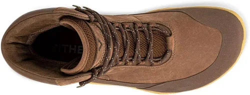 Vista 4 de Vivobarefoot Tracker HI FG, botas de senderismo de cuero para mujer con suela firme y protección térmica