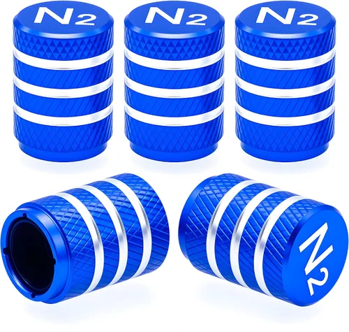 Vista 14 de 4 piezas de tapas de válvula de rueda con forma de punta, válvula de rueda de aleación de aluminio con punta, cubiertas universales de válvula