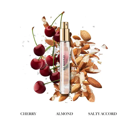 Vista 2 de Caswell-Massey Eau De Toilette - Perfume en espray de almendra, infundido con cereza, sal y haba tonka, fragancia para mujeres, fabricado en Estados