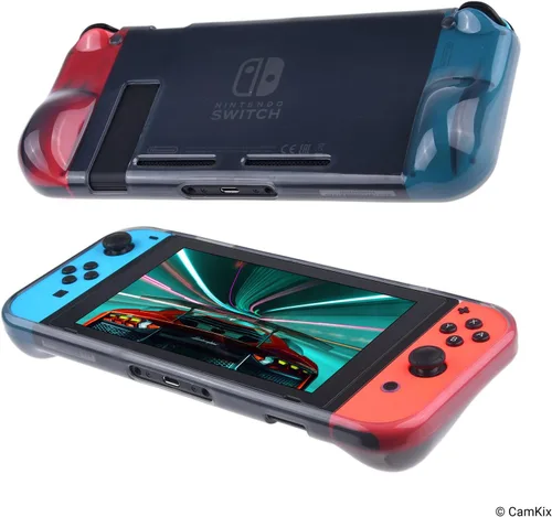 Vista 2 de CamKix Funda de TPU Protector de visualización interruptor de botón de fundas para Nintendo