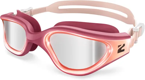 Vista 8 de ZIONOR G1 Nava Super Anti-niebla Gafas de natación unisex espejo/lente de humo brillante