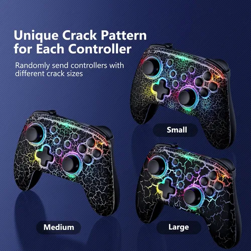 Vista 4 de Controlador inalámbrico NexiGo con efecto Hall (sin zona muerta) para Switch 2 y Switch, controladores para Nintendo Switch, controlador Bluetooth