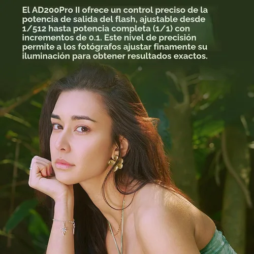 Vista 7 de GODOX AD200 Pro II AD200Pro II 200Ws 2.4G TTL Flash con BD-07