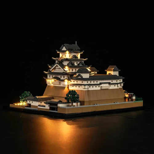 Vista 5 de LocoLee Kit de luces LED compatible con LEGO Himeji Castle 21060, LEGO Architecture Castle Creative Lighting Set Accesorios compatibles con LEGO