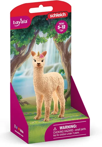 Vista 7 de Schleich bayala - Juguetes de criatura mítica de unicornio para niñas y niños, figura de juguete de unicornio de llama bebé, niños a partir de 5 años
