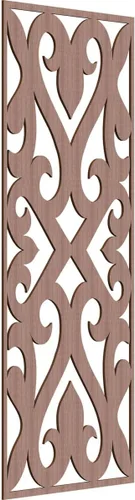 Vista 43 de Keene Paneles de pared decorativos de madera con calado, 9 3/8 pulgadas de ancho x 24 3/8 pulgadas de alto x 1/4 de alto, abedul Birch