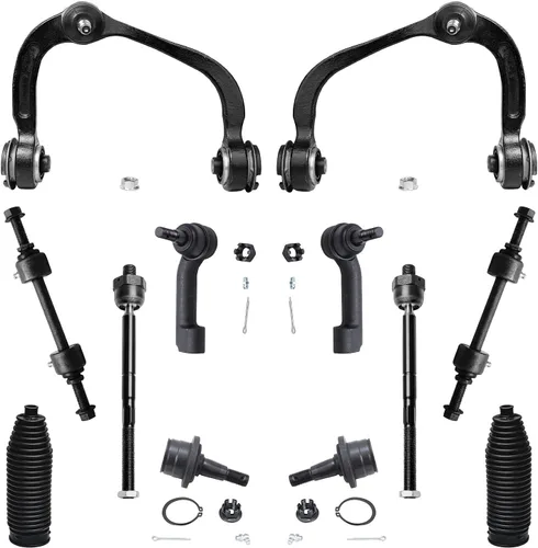 Vista 40 de Detroit Axle - Kit de extremo delantero para Hyundai Sonata XG350 XG300 Kia Optima, 2 brazos de control superiores con juntas de bola, 2 brazos