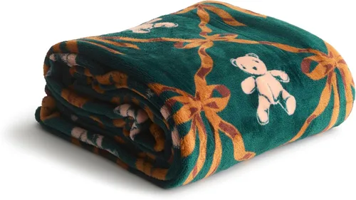 Vista 51 de Vera Bradley Manta de forro polar para mujer, manta de felpa suave para sofá, dormitorio y decoración del hogar