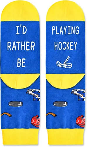 Vista 2 de HAPPYPOP Boy Socks Hockey Soccer Baseball Basketball Socks, Boys Gifts Cool Gifts For Boys Sports Gifts For Boys