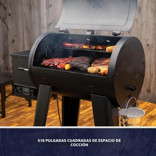 Vista 5 de Pit Boss 500FB2 Parrilla de pellets, negro mate - 11086
