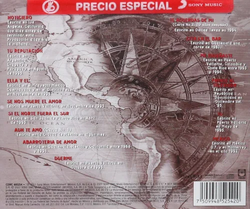 Vista 2 de Ricardo Arjona Si el Norte fuera El Sur Sony-7509948525420