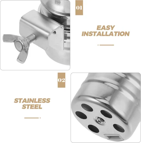 Vista 7 de Válvula de control de nivel de agua automática de acero inoxidable Nivelador de piscina Llenador automático Válvula de flotador sin electricidad