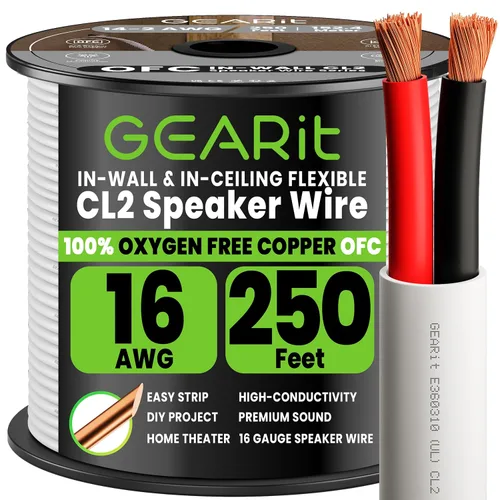 Vista 11 de CL2 OFC cable para bocinas - serie GearIT