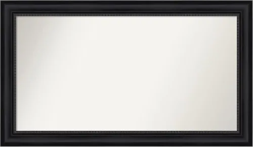 Vista 135 de Amanti Art Espejo personalizado, espejo de baño negro Astor, espejo de pared o espejo de tocador de baño sobre el fregadero (25 x 25 pulgadas)