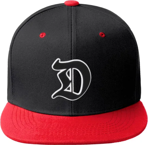 Vista 840 de Daxton Gorra clásica con visera de billete plano con letras del alfabeto inglés antiguo de la A a la Z