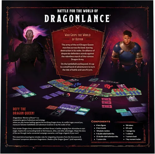 Vista 6 de Dungeons & Dragons Dragonlance Warriors of Krynn - Juego de mesa cooperativo para 3-5 jugadores