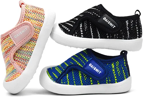 Vista 2 de Zapatos para bebé niño y niña, ligeros, transpirables, de malla, zapatos de agua para playa, antideslizantes, para primeros pasos, 6, 9, 12, 18, 24