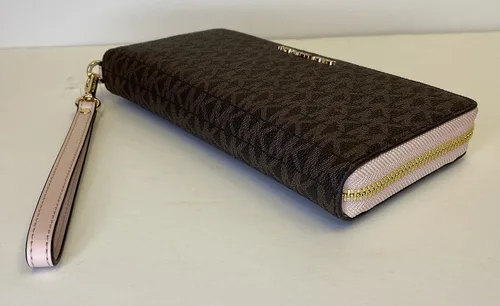 Vista 3 de MICHAEL Michael Kors Jet Set Cartera Continental de viaje con gancho para monedero Michael Kors