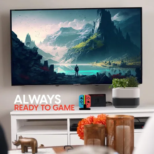 Vista 7 de TALK WORKS Charging Dock Station Compatible with Nintendo Switch Joy-Con + OLED - Charger Base, Remote Accessories Docking Station for 4 Controllers