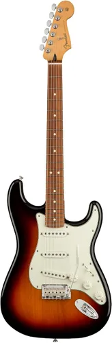 Vista 21 de Fender Player Stratocaster SSS Guitarra Eléctrica, 3-Color Sunburst, Diapasón de Arce
