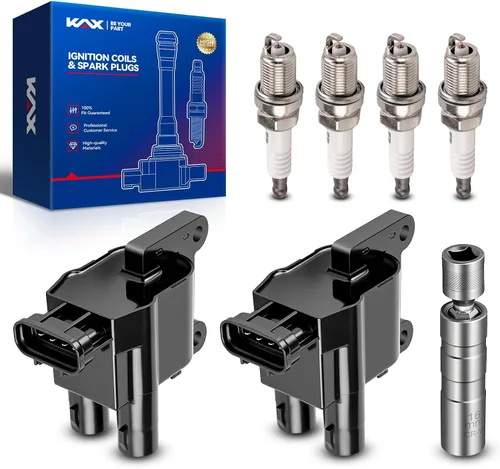 Vista 55 de Bobina de encendido KAX UF434 1 paquete Compatible con Impala, Equinox, G6, Malibu, Silverado 1500, Uplander, Torrent, Lucerne, Express 1500, Sierra