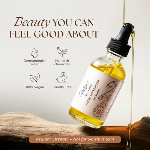 Vista 3 de Umber By J. Lenay Suero hidratante facial para la cara - Suero hidratante y antienvejecimiento para el cuidado de la piel - Ayuda a equilibrar