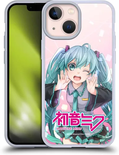 Vista 186 de Head Case Designs Licencia Oficial Hatsune Miku Gráficos Lindos Carcasa de Gel [Protección de Grado Militar] Compatible con Apple iPhone 7 CUTE