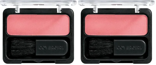 Vista 7 de Covergirl - Rubor Cheekers, fórmula suave, mezclable y ligera, aspecto fácil y natural, 100% libre de crueldad 105 seda rosa