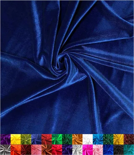 Vista 12 de Barcelonetta Tela de terciopelo elástico Lujo y suave Tela de terciopelo Rollo de 60 pulgadas de ancho 10% elastano Costura, ropa