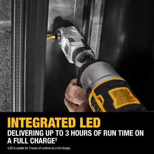 Vista 9 de DEWALT FLEXTORQ - Fijación modular de ángulo recto iluminada para controlador de impacto (DWALRAFT)