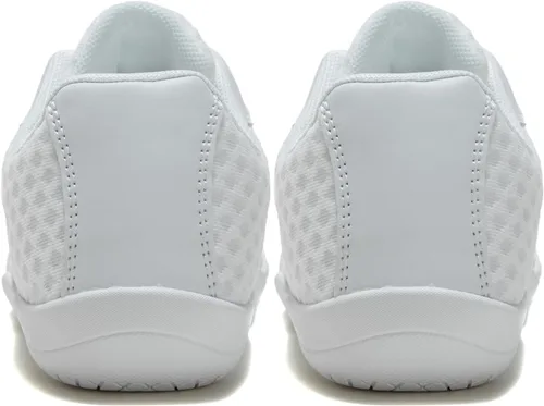 Vista 4 de Zapatos de animación blancos para niñas y mujeres, zapatos de animación para jóvenes, niñas, zapatos de competición, equipo de baile, tenis