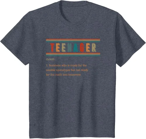 Vista 21 de Camiseta divertida de regalo de cumpleaños para niñas y niños y adolescentes, Negro, S
