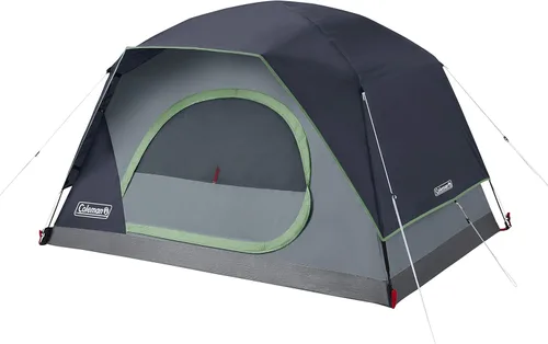 Vista 16 de Coleman Skydome Camping Tent with 5 Minute Setup, 2/4/6/8 Person Weatherproof Tent with Rainfly & Carry Bag, 20% More Headroom Than Traditional