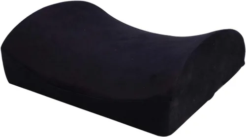 Vista 3 de EXCEART Almohada lumbar gruesa de espuma viscoelástica para silla de oficina, almohada de coxis para dolor de espalda baja