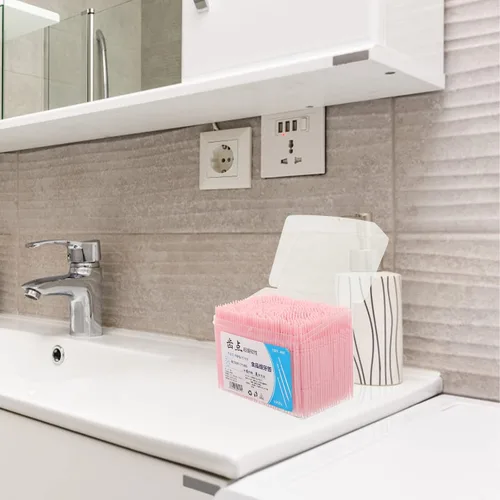 Vista 5 de Palillos de dientes para dientes, 1000 unidades, palillos de dientes de doble cabeza interdental, cuidado bucal (color aleatorio)
