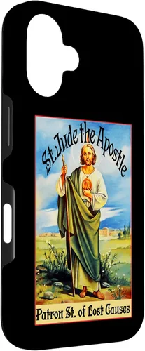 Vista 3 de St. Jude - Funda para iPhone 16, diseño de The Apóstol of Jesus Lost Causes