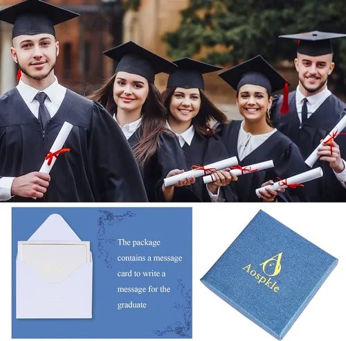 Vista 5 de Graduation Gifts for Her Him 2023, College Graduation Gifts High School Graduation Gifts for Women Men, Stretch Beads Compass Bracelet Jewelry with