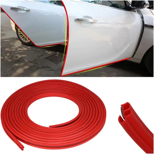 Vista 18 de Osilly Protectores de borde de puerta de automóvil, sello de goma de 16 pies, borde de puerta de automóvil, protector de borde de puerta