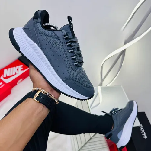 Tenis Hugo Boss Gris Caballero de Brothers Shoes