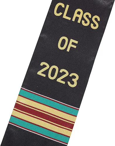 Vista 6 de YanHao Class of 2023 Scarf - Tassel Design Graduation Accessories Sash for Black Girl 2023 Celebrate Our Culture,Boys and Girls Graduate Party