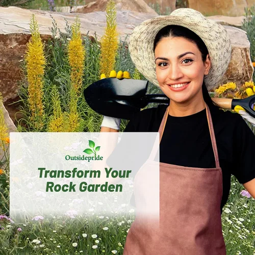 Vista 5 de Outsidepride Perennial Rock Garden - Mezcla de semillas de flores silvestres, 5000 piezas, fácil de cultivar, tolerante a la sequía, mezcla colorida