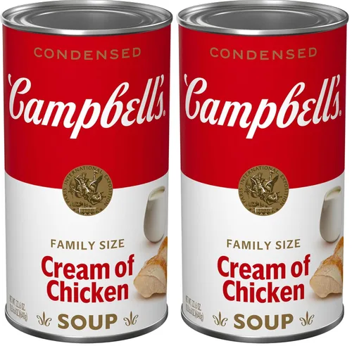 Vista 12 de Campbell's Sopa Condensada Crema de Pollo, Tamaño Familiar, Lata de 22.6 oz