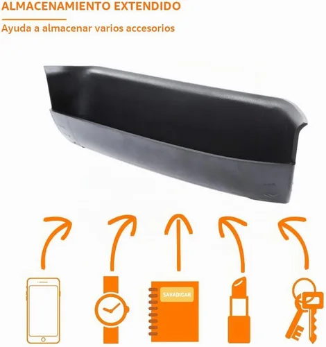 Vista 3 de Savadicar GrabTray - Mango de agarre para pasajeros y bandeja de almacenamiento para Jeep Renegade 2015-2021, accesorios de expansión