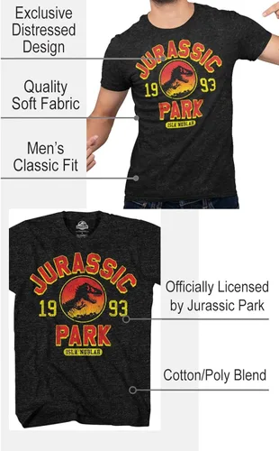 Vista 2 de Jurassic Park Ivy League - Camiseta para hombre