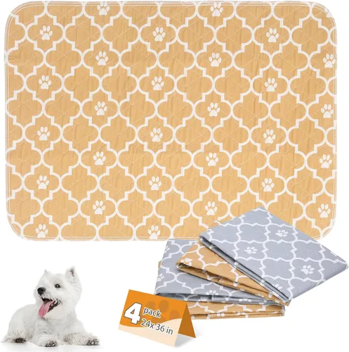 Vista 14 de KOOLTAIL Almohadillas lavables para orina de perros, paquete de 2 almohadillas de entrenamiento súper absorbentes reutilizables impermeables