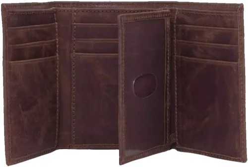 Vista 4 de Eagles Wings Billetera Tri Fold para hombre